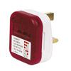 Plug in to a mains socket to check if it is wired correctly. 3 lights identify the cause of the fault. CE approved. BS 1363.