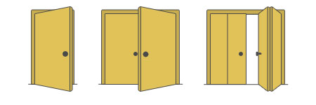 Examples of hinged doors Examples of hinged doors